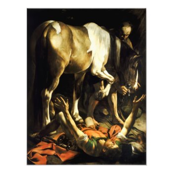 Caravaggio Conversion Of St. Paul Photo Print by VintageSpot at Zazzle