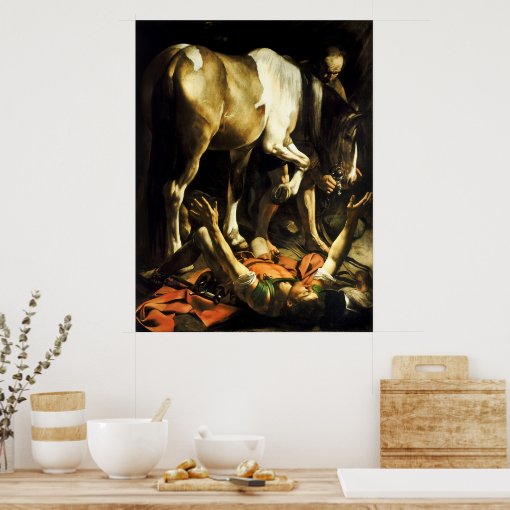 Caravaggio Conversion of St. Paul Poster | Zazzle