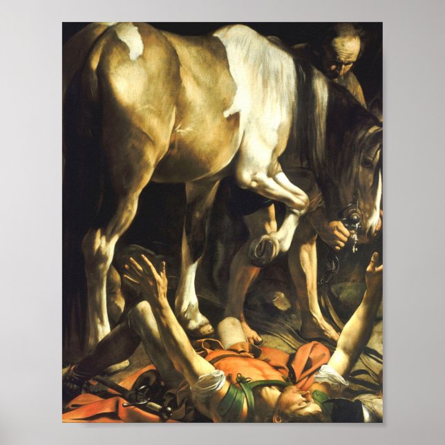 Caravaggio Conversion Way To Damascus Of St Paul Poster (Front)