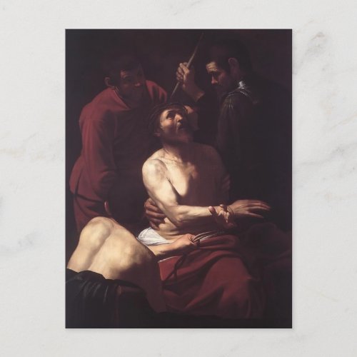 Caravaggio_ Crowning with Thorns Postcard
