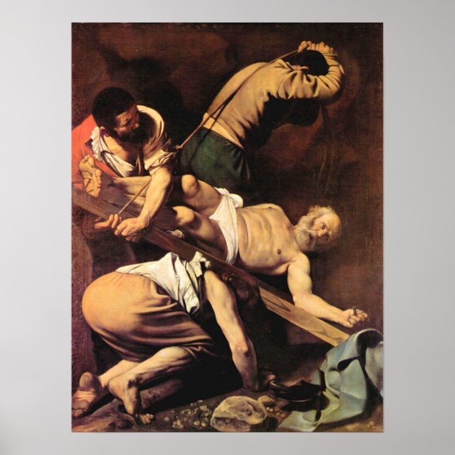 Caravaggio-Crucifixion of St. Paul Poster (Front)