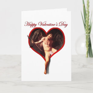 Caravaggio Cupid Valentine's Day Holiday Card