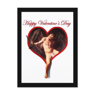 Caravaggio Cupid Valentine's Day Holiday Postcard