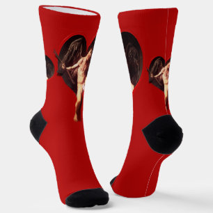 Caravaggio Cupid Valentine's Day Socks