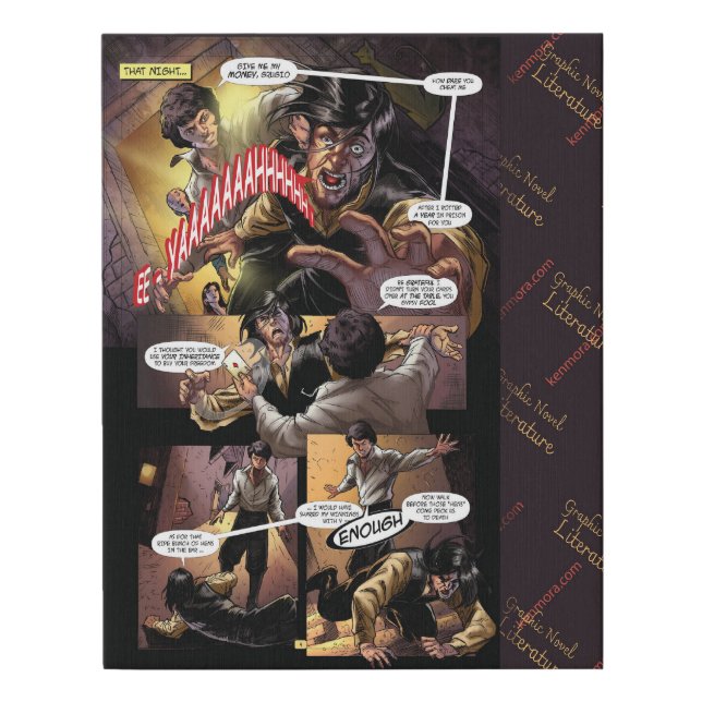 CARAVAGGIO Escape from Milan p.4 Faux Canvas Print (Front)