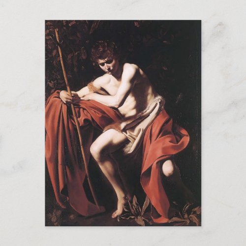 Caravaggio_ John the Baptist Postcard