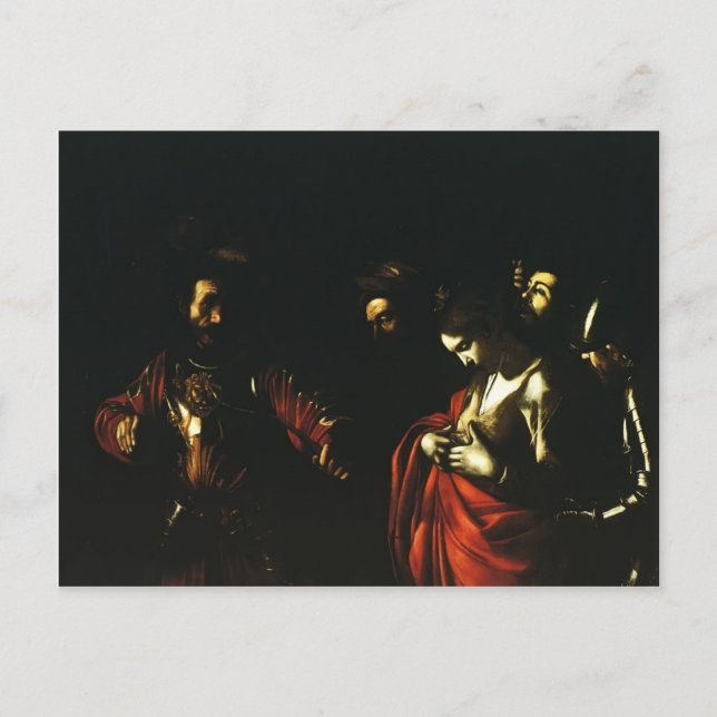 Caravaggio- Martyrdom of Saint Ursula Postcard (Front)