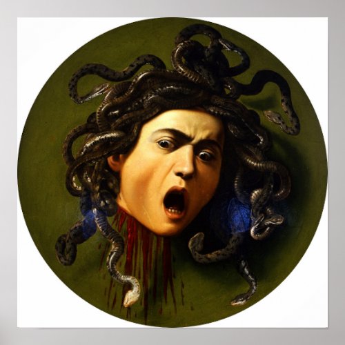 Caravaggio _ Medusa 1597 Poster