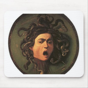 Caravaggio - Medusa - Classic Italian Artwork Mouse Pad