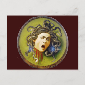 Caravaggio Medusa Fine Art Postcard