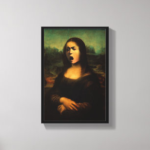 Caravaggio Medusa Mona Lisa Canvas Print