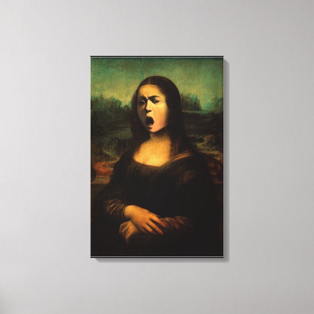 Caravaggio Medusa Mona Lisa  Canvas Print (Front)