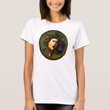 Caravaggio Medusa T-shirt by VintageSpot at Zazzle