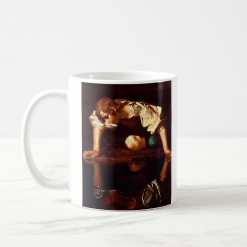 CARAVAGGIO _ Narcissus 1598 Coffee Mug