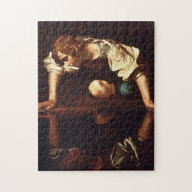 CARAVAGGIO - Narcissus 1598 Jigsaw Puzzle (Vertical)