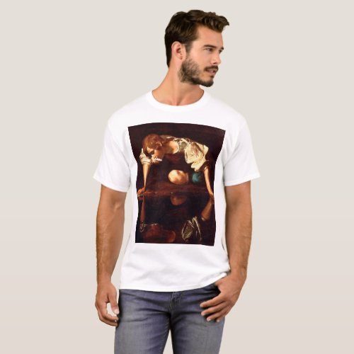CARAVAGGIO _ Narcissus 1598 T_Shirt