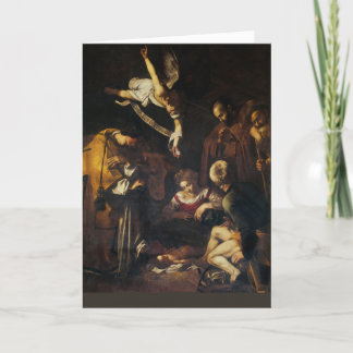 Caravaggio - Nativity Scene Holiday Card