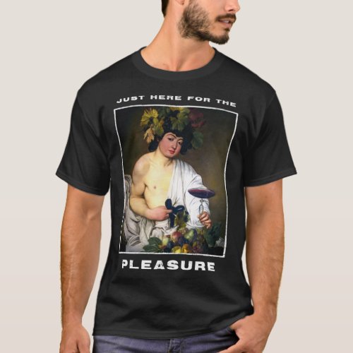 Caravaggio Painting Bacchus for a Hedonist T_Shirt