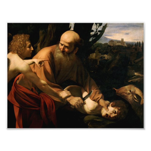 Caravaggio - Sacrifice of Isaac Photo Print (Front)