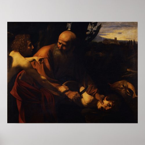 Caravaggio _ Sacrifice of Isaac Poster