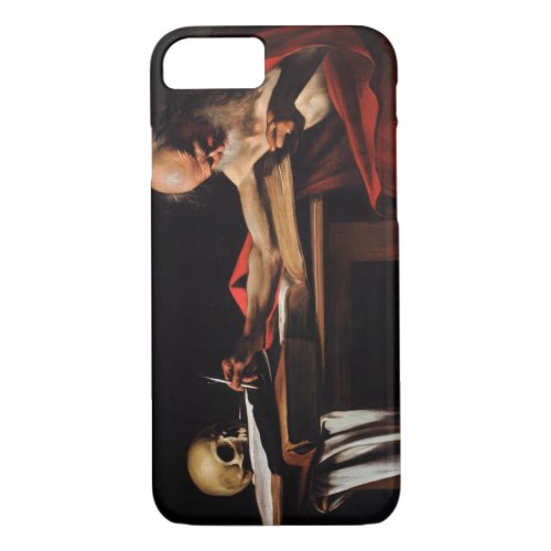 Caravaggio _ Saint Jerome Writing iPhone 87 Case