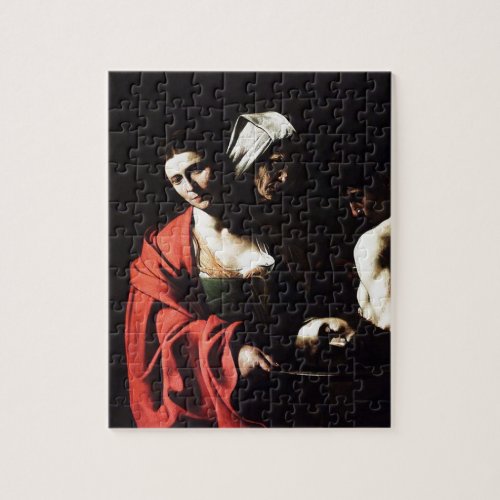 Caravaggio _ Salome _ Classic Baroque Artwork Jigsaw Puzzle