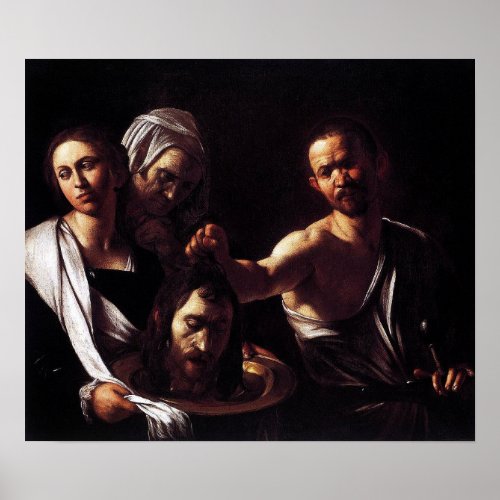 Caravaggio _ Salome With Head Of John The Baptist Poster