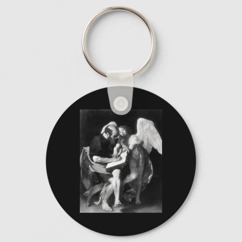 Caravaggio St Matthew And The Angel Keychain