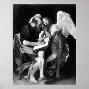Caravaggio St Matthew And The Angel Poster