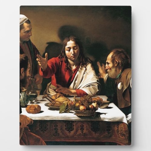 Caravaggio _ Supper at Emmaus _ Classic Painting Plaque