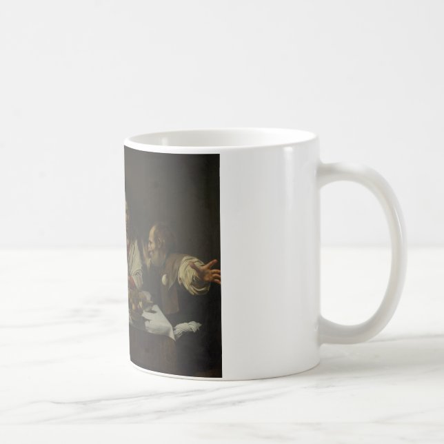 Caravaggio - Supper at Emmaus Coffee Mug (Right)
