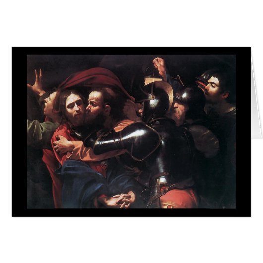 Caravaggio Taking Of Christ Cards (Front Horizontal)