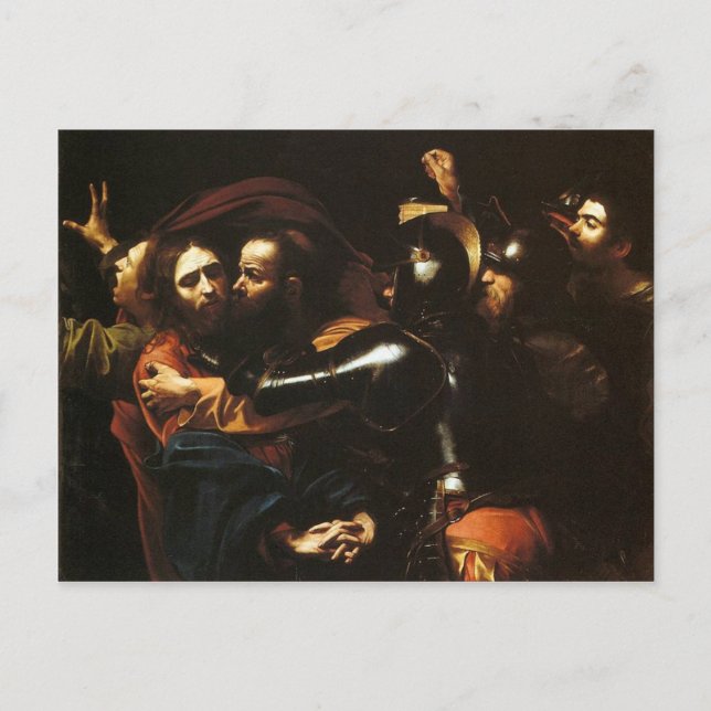 Caravaggio - Taking of Christ - Classic Artwork Postcard (Front)