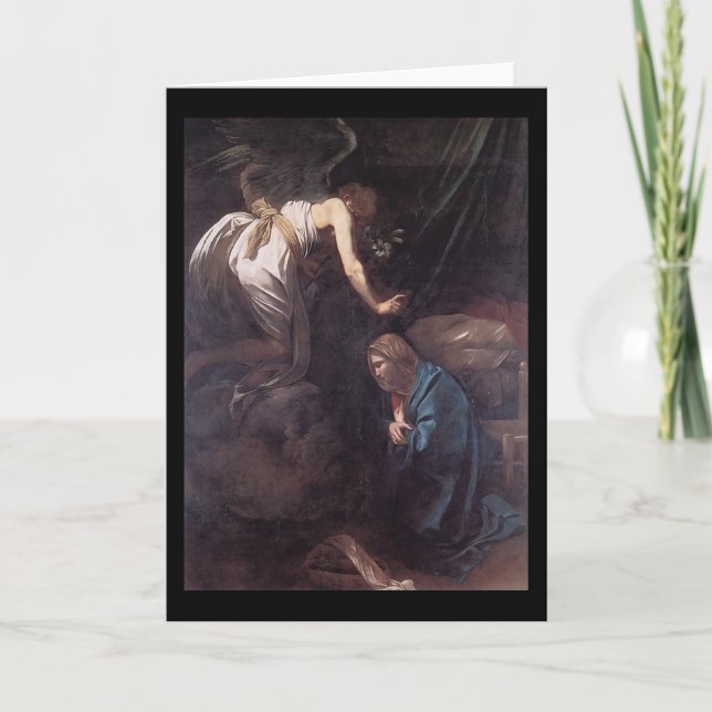 Caravaggio The Annunciation Card (Front)