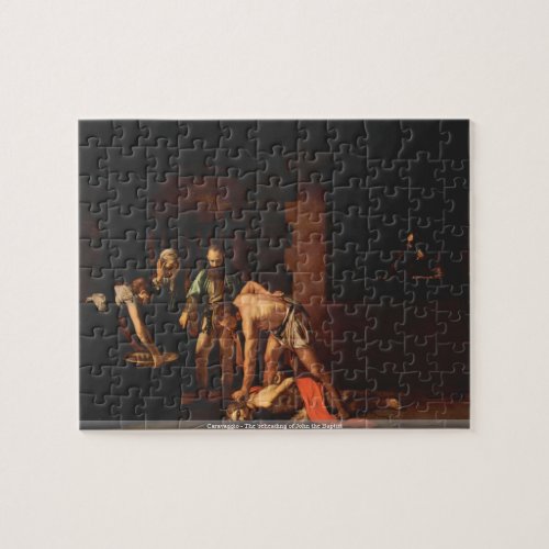 Caravaggio _ The beheading of John the Baptist Jigsaw Puzzle