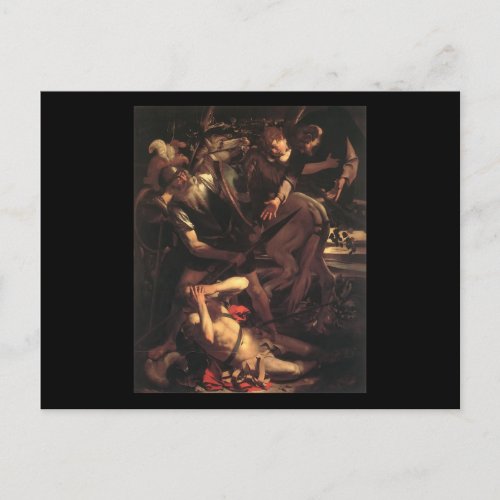 Caravaggio The Conversion Of St Paul Postcard