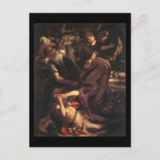 Caravaggio The Conversion Of St Paul Postcard