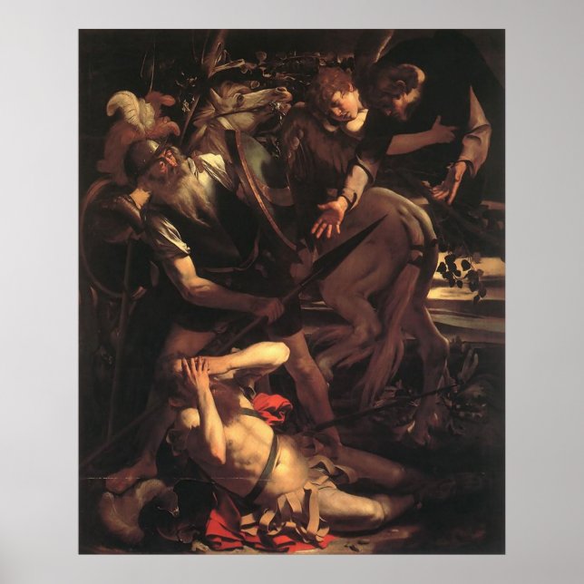 Caravaggio The Conversion Of St Paul Poster (Front)