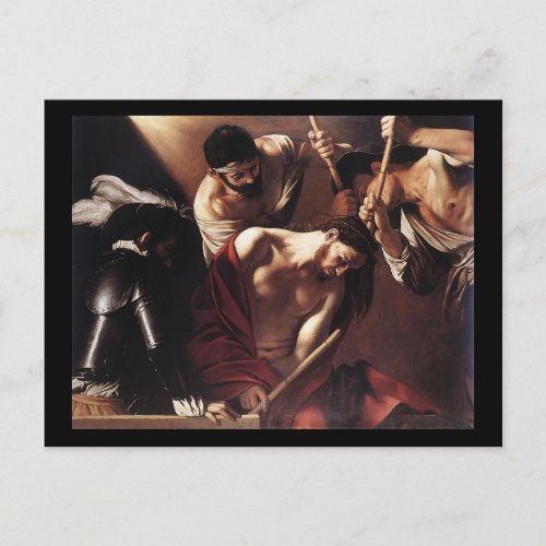 Caravaggio The Crowning With Thorns Postcard