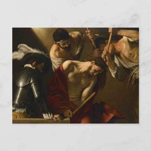 Caravaggio _ The Crowning with Thorns Postcard