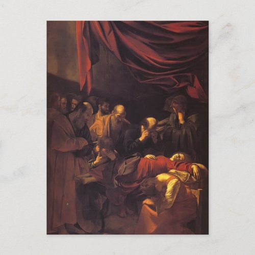 Caravaggio The Death of the Virgin Postcard