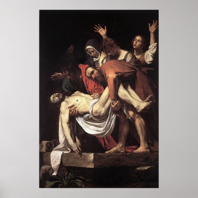 Caravaggio The Entombment Poster (Front)