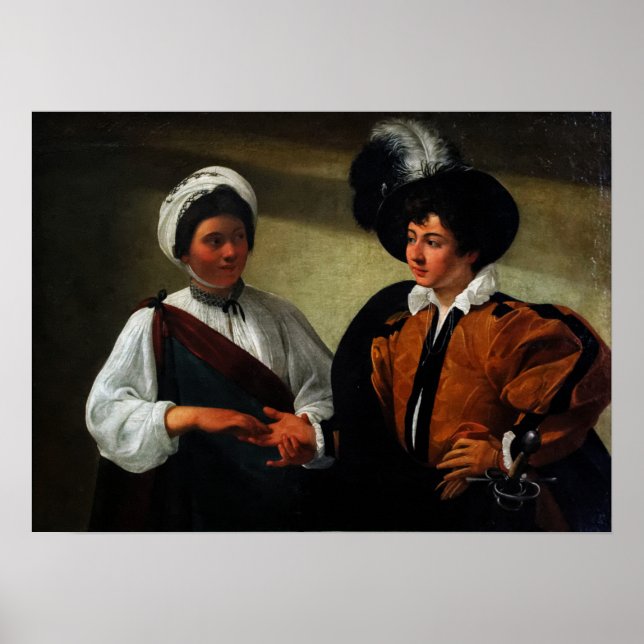 Caravaggio - The Fortune Teller Poster (Front)