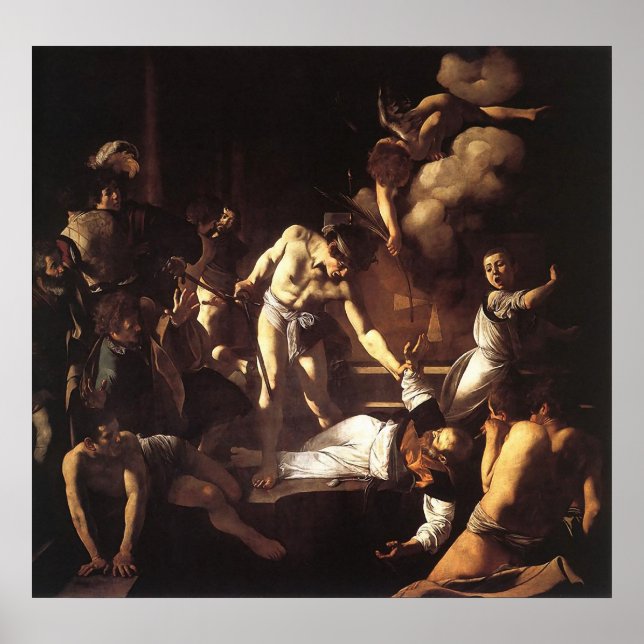 Caravaggio The Martyrdom Of St Matthew Poster (Front)
