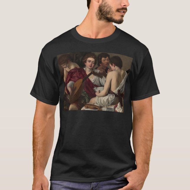 Caravaggio - The Musicians - Classic Artwork T-Shirt (Front)