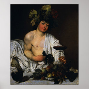 Caravaggio - Young Bacchus Poster