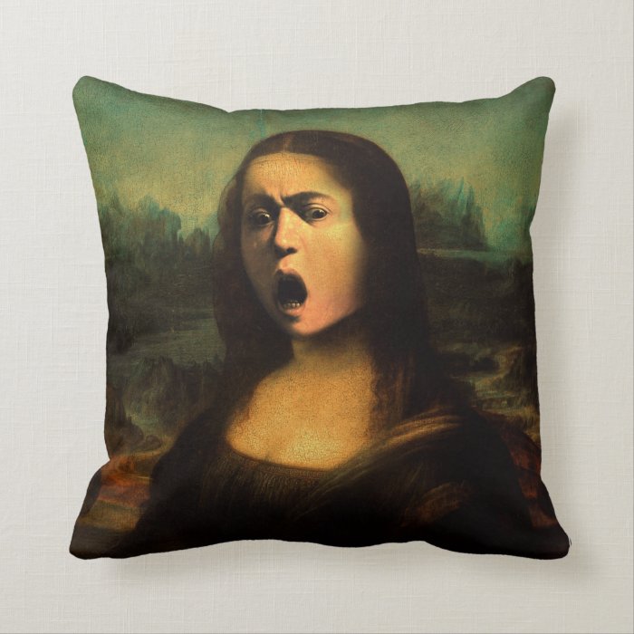 Caravaggio's Mona Medusa Pillow