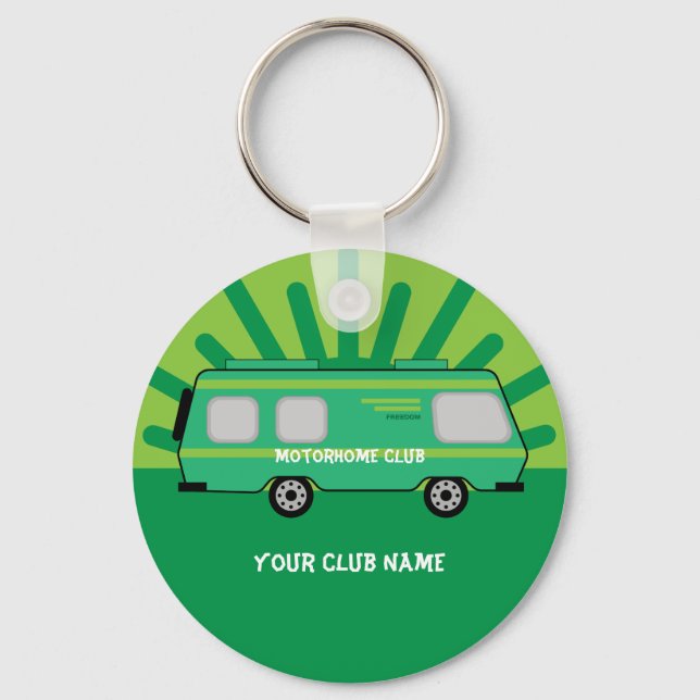 Caravan And Motorhome Clubs Keychain (Front)