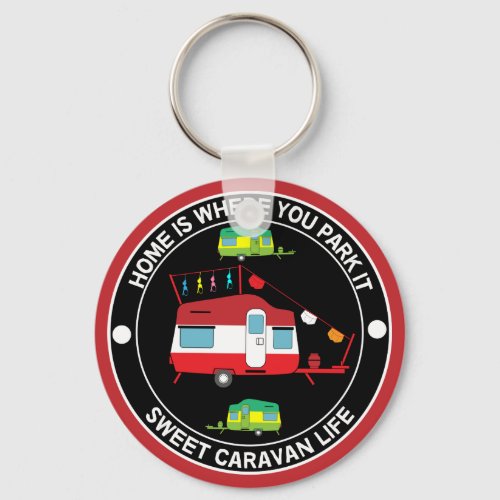 Caravan Art gifts _ Love My Caravan Coffee Mug Doo Keychain