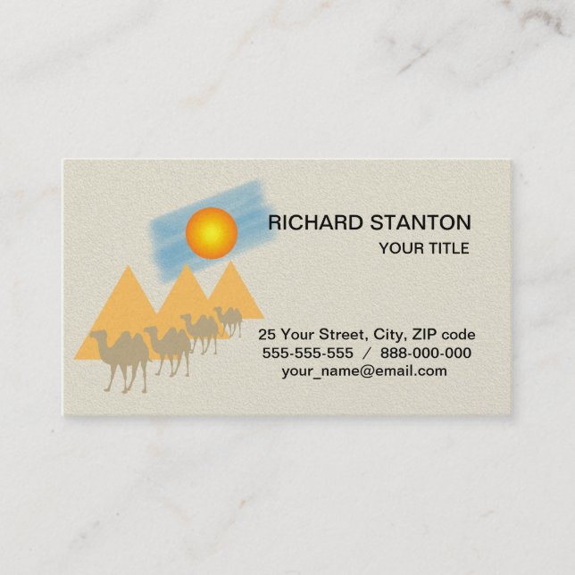 Caravan Business Card (Front)